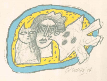 Femme, Chat et Oiseau