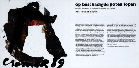 Op beschadigde poten lopen