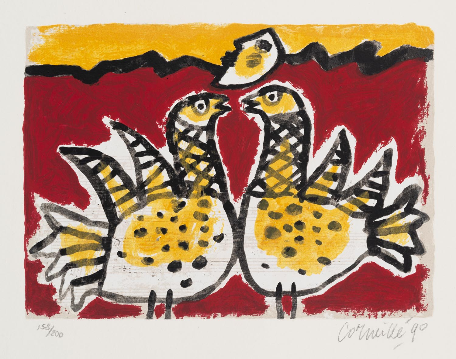 Vogels op Muziekpapier