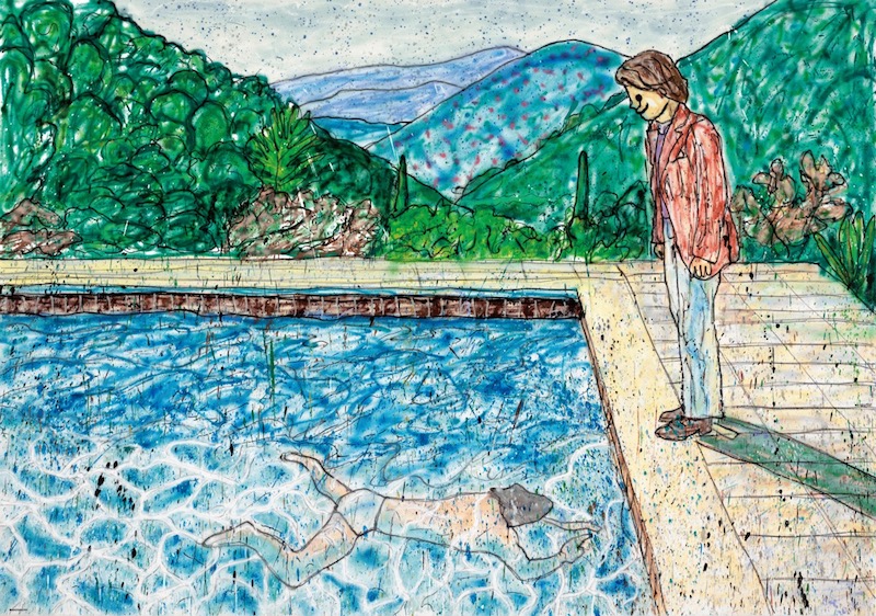 Portrait of an Artist (Pool with Two Figures) II