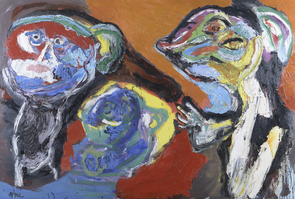 Karel Appel - Famille - oil on canvas - 1967 - 130 x 195 cms