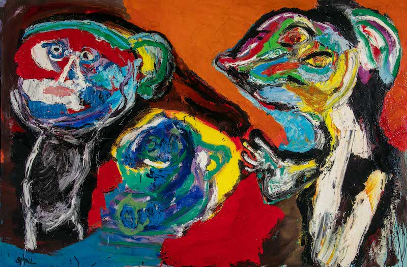 Karel Appel - Famille - oil on canvas - 1967 - 130 x 195 cms