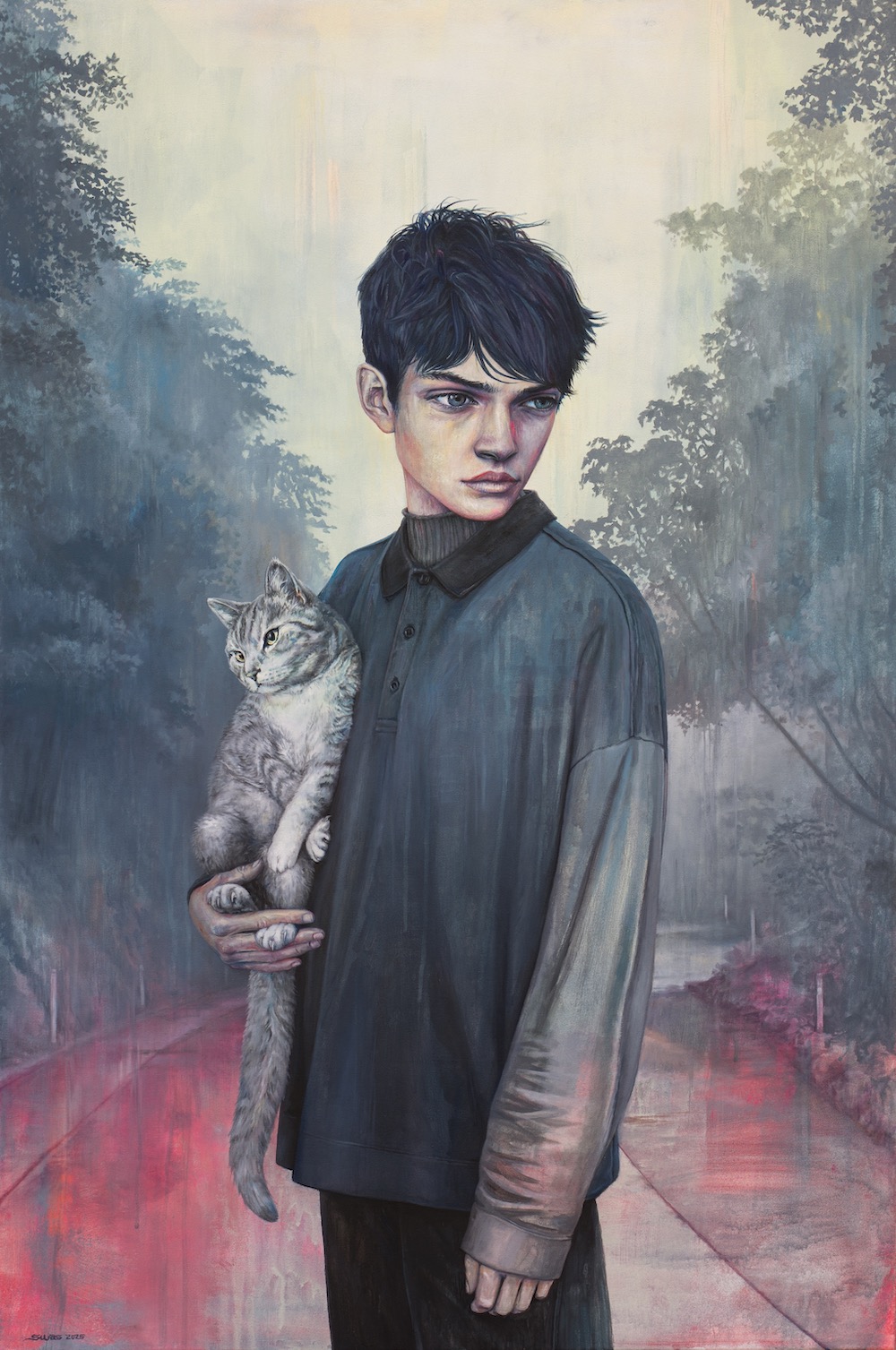 Silas - Fernweh - 2025 - oil and acrylic on canvas - 120 x 80 cms